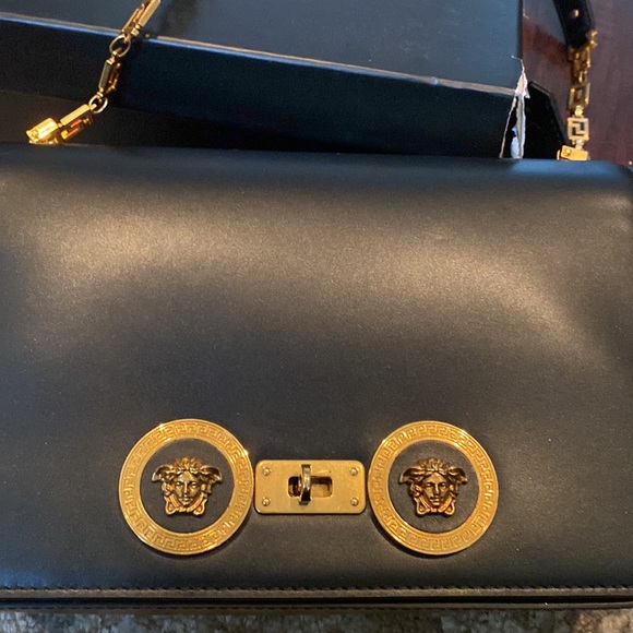 Versace Tribute Icon Calfskin Shoulder bag *SOLD OUT EVERYWHERE* - Picture 7 of 8